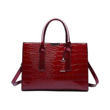 Imagem de Bolsa De Ombro De Designer Em Couro PU Retro Para Mulheres, Estilo Cro