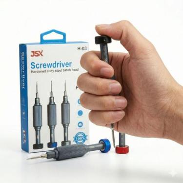 Imagem de Kit 3 Chaves de Precisão Magnética JSX H03 Ferramenta para Manutenção 