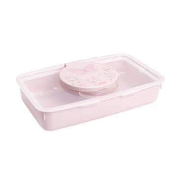 Imagem de Porta Lenço Umedecido Infantil Decorado Bebê Plasútil, Jardim encantad