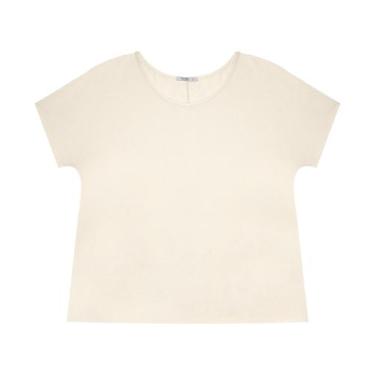 Imagem de Blusa Manga Curta Feminina Plus Size Secret Glam Bege, Plus G4, Bege