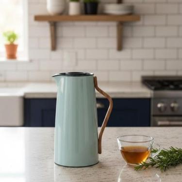 Imagem de Garrafa Termica Kyoto 1 Litro Cafe Cha Chimarrao Agua Quente Fria Cons