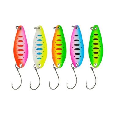 Imagem de Isca De Pesca Em Metal Duro 5g, 5 Peças, Isca Falsa Colorida, Spinner 