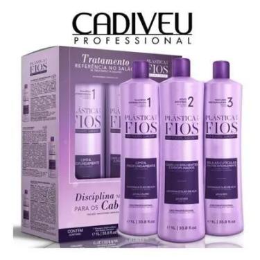 Imagem de Cadiveu Plástica dos Fios Progressiva 3x1L Alisamento Duradouro