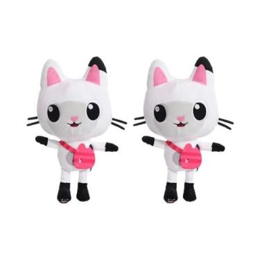 Imagem de Boneca De Pelúcia De Gato Sereia Para Crianças, Brinquedo De Desenho A