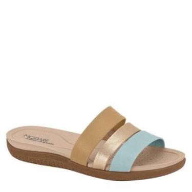 Imagem de Tamanco Feminino Tiras Conforto Anatômico Modare 7125.200 - Creme/Manteiga - 35-Feminino