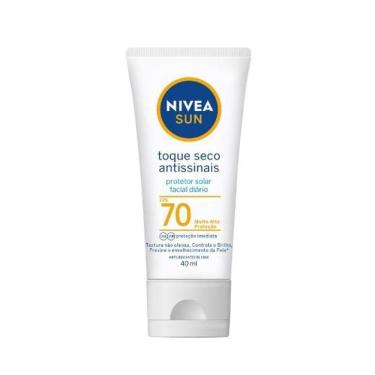 Imagem de Protetor Solar Facial Nivea Sun Fps 70 Antissinais 40ml