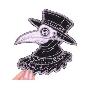 Imagem de Patch Bordado De Macaco Fumante Punk, Animal Feroz, DIY, Termocolante 