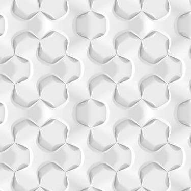 Imagem de Papel De Parede 3D Bumerangue Canhoto Autocolante Lavavel