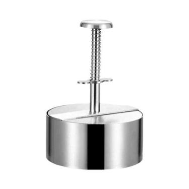 Imagem de Prensa Manual De Hambúrguer Em Aço Inoxidável, Ferramenta De Cozinha P