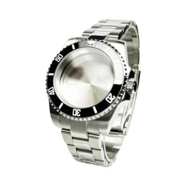Imagem de Caixa De Relógio De Mergulho À Prova d'Água De 40mm Com Bezel Preto, V