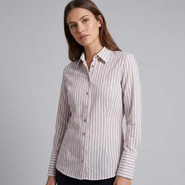 Imagem de Camisa Dudalina Slim Fit Listrado Feminino-Feminino