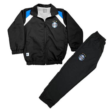 Imagem de Conjunto Agasalho Grêmio Infantil Juvenil Microfibra Oficial