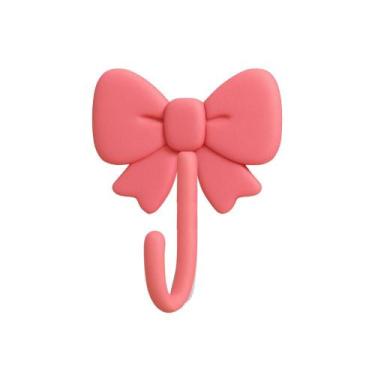 Imagem de Gancho Adesivo LACINHO Suporte Parede Toalha Rosto Porta Chaves Objeto