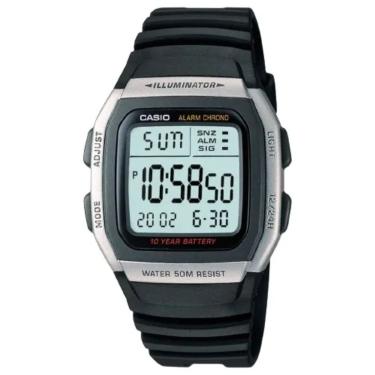 Imagem de Relógio Preto Da Casio Unissex Digital W-96H-1AVDF