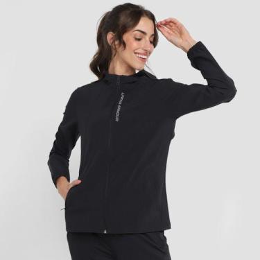 Imagem de Jaqueta Under Armour Out Run The Sto Feminina, Preto, Prata, P