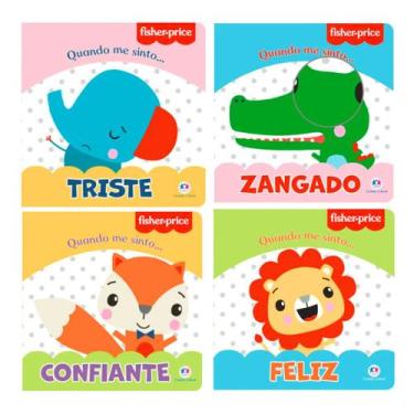 Imagem de 4 Livros Fisher Price - Quando Me Sinto. : Triste,Feliz, Zangado e Con