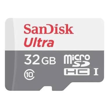 Imagem de Cartão Sandisk Sd Ultra Microsdhc de 32 Gb+Adaptador de 100 - Congratu