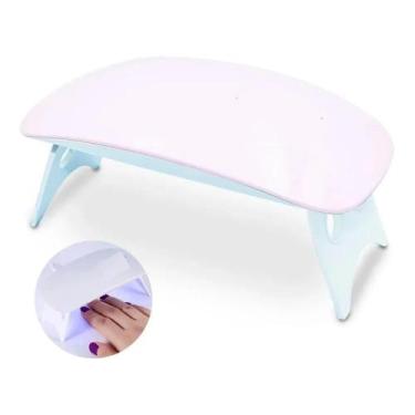 Imagem de Mini Cabine Led/uv Sun Mini Portátil 6w Unhas Gel Branca - Congratulat