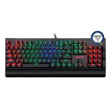 Imagem de Teclado Mecânico Gamer Redragon Kala K557 Rgb Switch Blue.