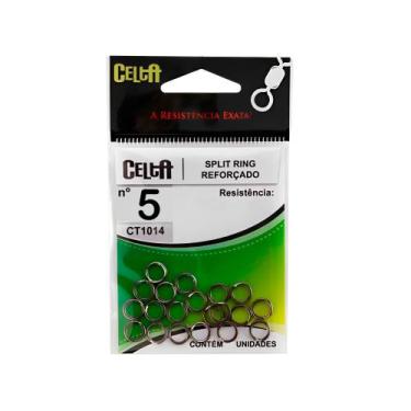 Imagem de Argola Split Ring Reforçado N 5 Para Pesca - Celta, N°5