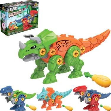 Imagem de Brinquedo para Montar Dinossauro Monta e Desmonta (S - Art Brink