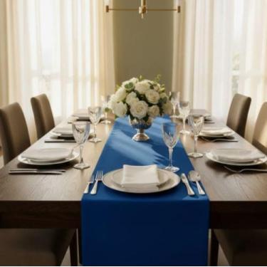 Imagem de Caminho de Mesa Oxford Sofisticação e Elegância para sua Decoração - a
