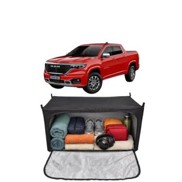 Imagem de Bolsa Para Caçamba Pick Up Todas Caminhonetes 200 Litros Em Lona Imper