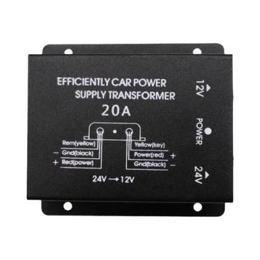 Imagem de Conversor De Tensão Automotivo 24V Para 12V 10A 15A 20A 30A Módulo Ada