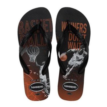 Imagem de Havaianas Top Athletic Sunset Preto/Laranja, 41-42