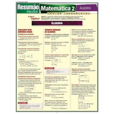 Imagem de Resumao Escolar - Matematica 2 - Algebra, 3