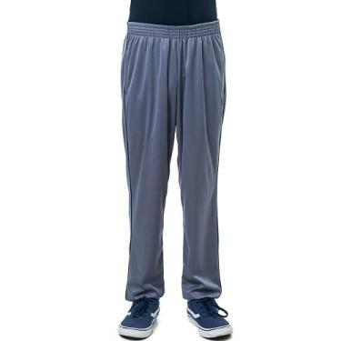 Imagem de Calça Esportiva Com Detalhes Laterais Elite, Grafite, Preto, 14