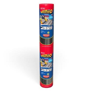 Imagem de Fita Asfáltica Aluminizada Vedatudo 90cm X 10 Metros para Vedação e Impermeabilização Dryko