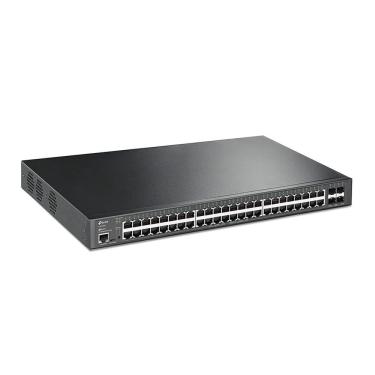 Imagem de Switch Gerenciável Gigabit Poe+ 48 Portas com 4 Sfp+ 10ge Tl-SG3452XP para Rede Corporativa TP-Link