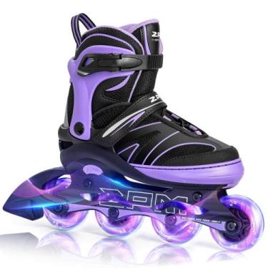 Imagem de Patins Inline 2PM SPORTS Kids, ajustáveis para crianças de 4 a 12 anos