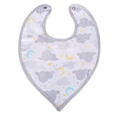 Imagem de Babador Bandana Unitário Baby Nice - Minasrey, Cinza 14-CIN