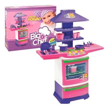 Imagem de Cozinha Infantil Master Fogão Big Chef Com Acessórios Poliplac