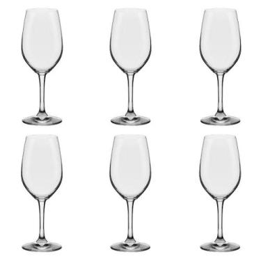 Imagem de Conjunto Taças Cristal Vinho 6 Peças 380 Ml Oxford