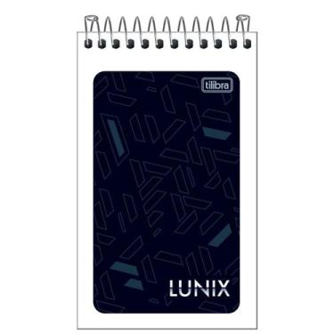 Imagem de Caderneta Pequena Espiral Superior Lunix 60 Folhas Capa Flexível Tilib