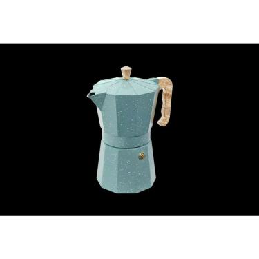 Imagem de Cafeteira Italiana Verona 300ML Alumínio Cabo Soft-touch Preparo por Pressão para Cozinha Verde Brinox
