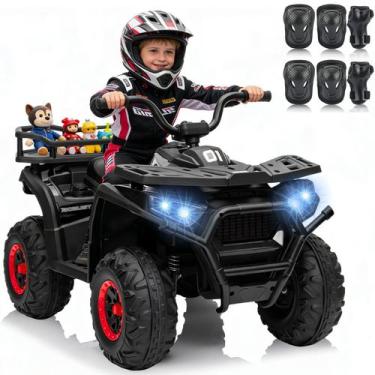 Imagem de Quadriciclo Infantil VeezyGo 24V 4x4 com Luzes LED, Música e Porta-Obj