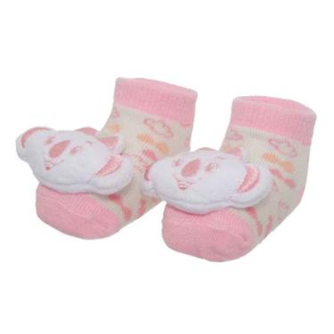 Imagem de Meia 3 D Lilica ou Tigor Glow Pantufa para Bebe Presente Recem Nascido