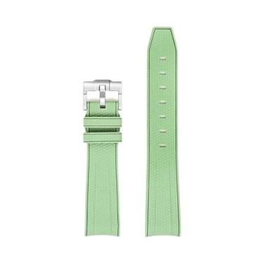 Imagem de Pulseira De Relógio Unissex Em Silicone À Prova d'Água Para Swatch Ome