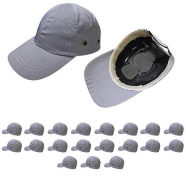 Imagem de Bone com Capacete EPI Kit 19 Uni Obra Seguranca do Trabalho Casquete R