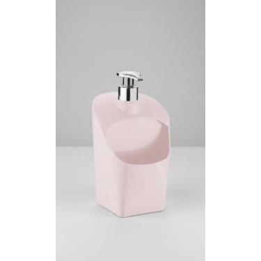 Imagem de Dispenser Detergente e Porta Esponja Rosa 500ml - Congratulations Stor