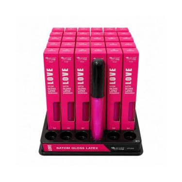 Imagem de Batom gloss latex morango n/13 max love box c/48 unidades cod.2009