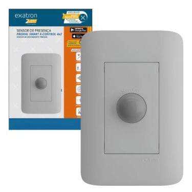 Imagem de Sensor de Presença Exatron Smart X-Control 4x2 Bivolt Automático Pared