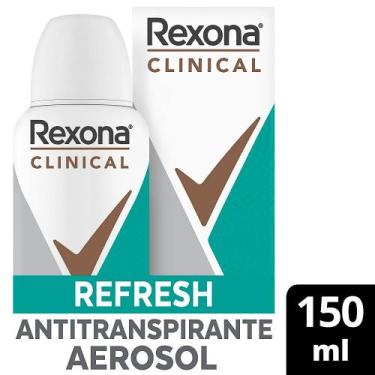 Imagem de Desodorante Aerosol Rexona Clinical Refresh Feminino 150ml