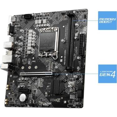 Imagem de Placa Mãe LGA1700 MSI Pro H610M-G DDR4  MSI