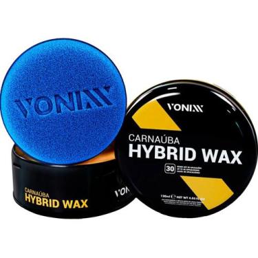 Imagem de Cera Hybrid Wax 120ml Carnaúba Automotiva Protetora Vonixx