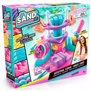 Imagem de Massinha Areia Estúdio Areia Mágica ASMR Fun - com Acessórios - Fun 1